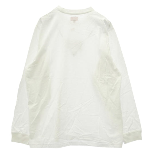 Supreme シュプリーム 20AW Woven Label L/S Top ウーブン ラベル エバーラスト ロゴ 長袖 Tシャツ カットソー ホワイト系【極上美品】【中古】