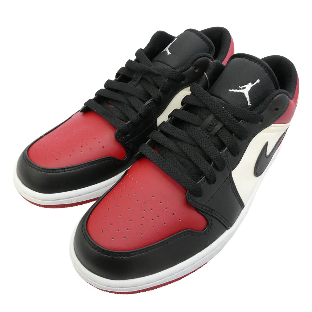 NIKE ナイキ 553558-612 Air Jordan 1 Low Bred Toe エアジョーダン AJ1ロー ブレッドトゥ スニーカー マルチカラー系 27.5cm【美品】【中古】
