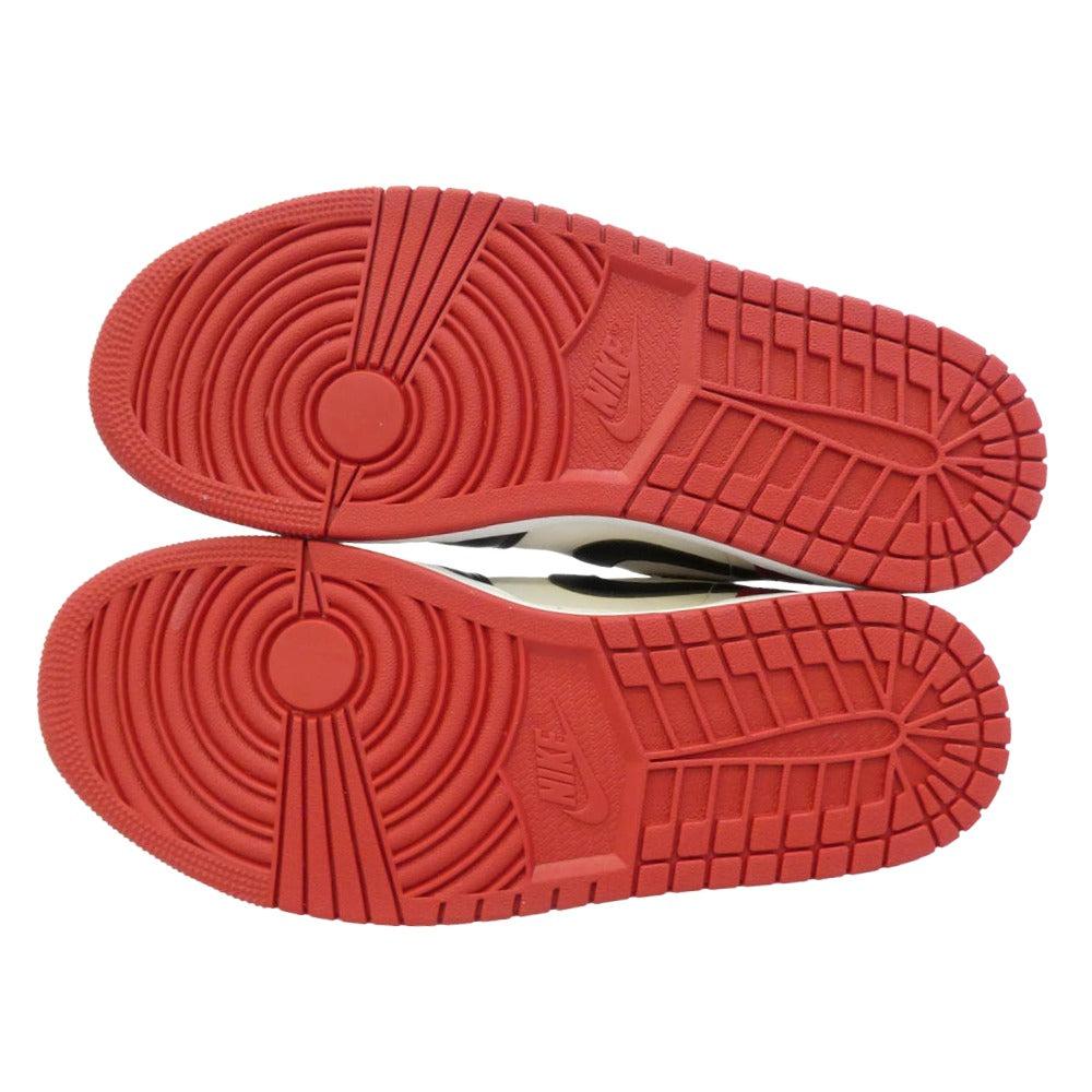 NIKE ナイキ 553558-612 Air Jordan 1 Low Bred Toe エアジョーダン AJ1ロー ブレッドトゥ スニーカー マルチカラー系 27.5cm【美品】【中古】