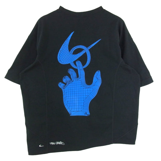 OFF-WHITE オフホワイト NIKE ナイキ DN1758-247 × NIKE AS M NRG CL GRAFFITI S/S TEE ナイキ グラフィティ ロゴ プリント 半袖 Tシャツ ブラック系 XL【中古】