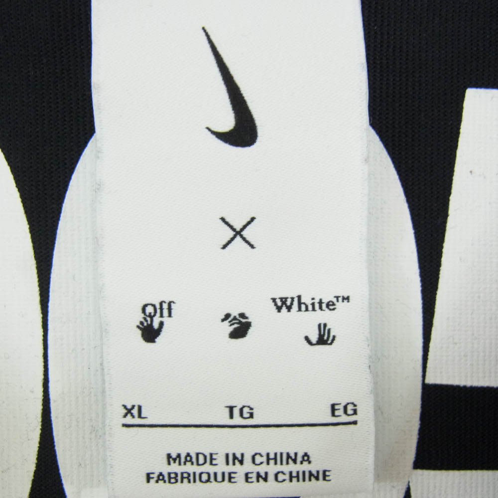 OFF-WHITE オフホワイト NIKE ナイキ DN1758-247 × NIKE AS M NRG CL GRAFFITI S/S TEE ナイキ グラフィティ ロゴ プリント 半袖 Tシャツ ブラック系 XL【中古】