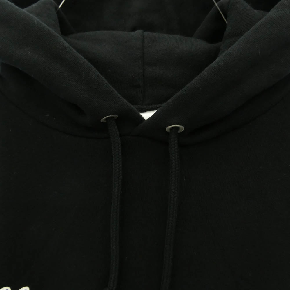 WTAPS ダブルタップス 25AW 252ATDT-HPM04S LLW HOODY COTTON ロゴ プリント コットン スウェット フーディー プルオーバー パーカー ブラック系 X03【中古】