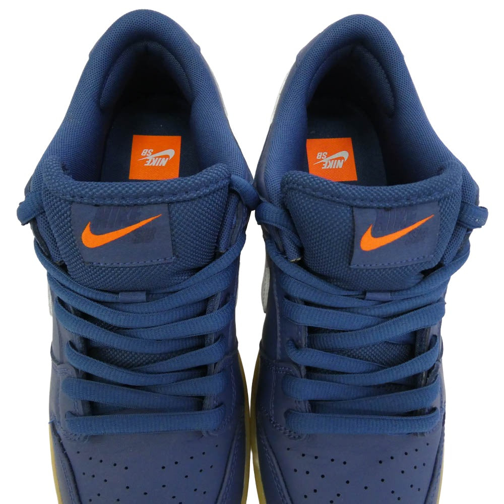 NIKE SB ナイキエスビー FJ1674-400 Dunk Low Pro ISO Orange Label Navy Gum ダンク ロー プロ ISO オレンジレーベル ネイビーガム スニーカー ネイビー系 27cm【中古】