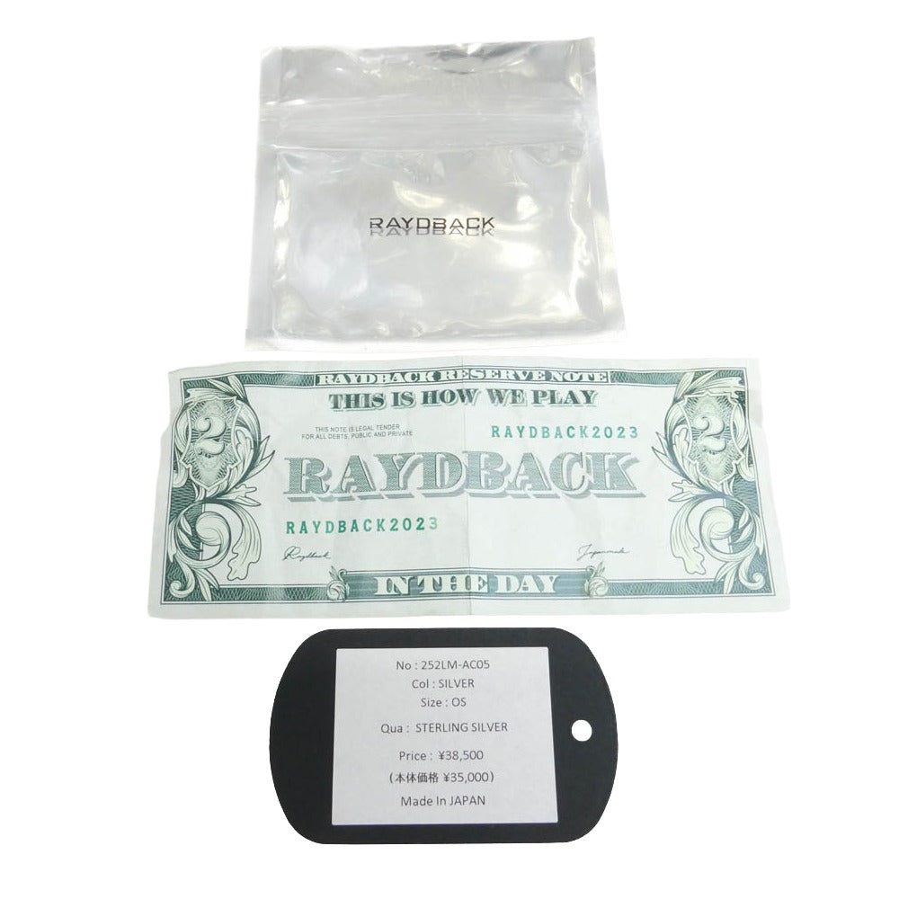 ラストマン 252LM-AC05 × RAYDBACK JESUS SILVER925 PENDANT レイドバック シルバー ペンダント ネックレス シルバー系 OS【中古】