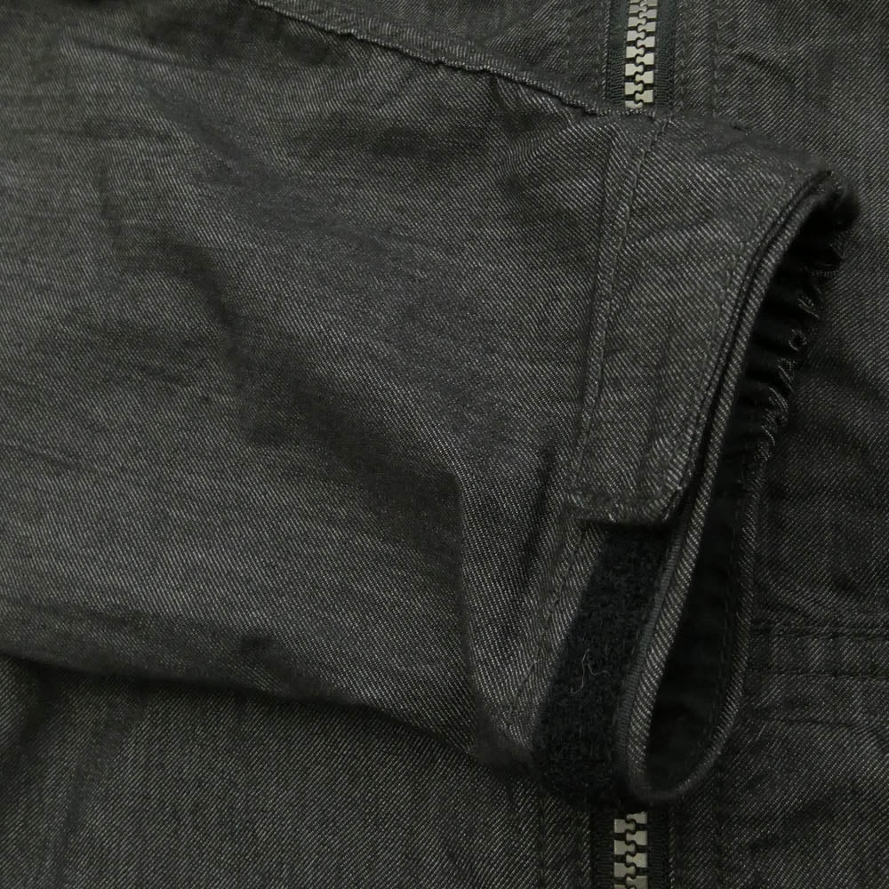 THE NORTH FACE ノースフェイス NP22136 Nylon Denim Compact Jacket ナイロン デニム コンパクト ジャケット インディゴ染 M ダークグレー系 M【中古】