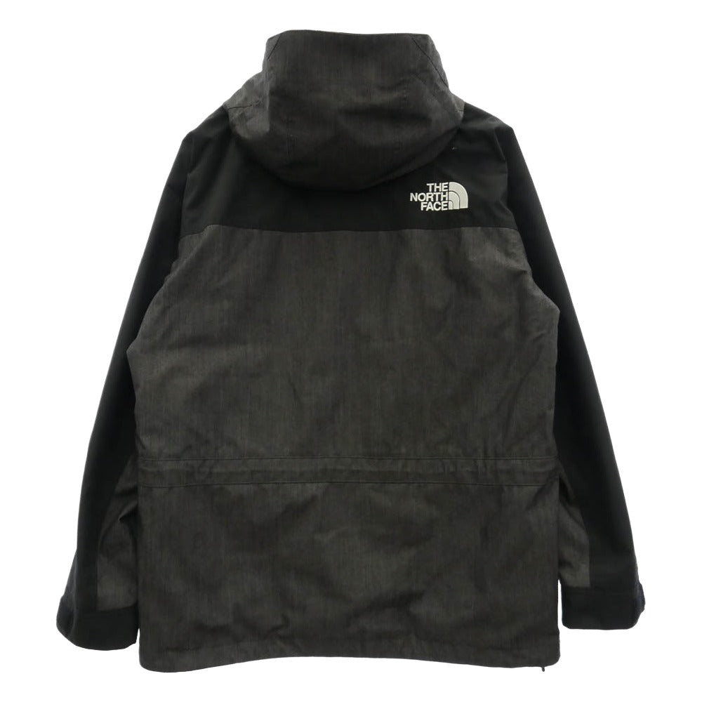 THE NORTH FACE ノースフェイス NP12032 Mountain Light Denim Jacket GORE-TEX INFINIUM マウンテンライト デニム ジャケット インディゴ染 M ブラック系 M【中古】