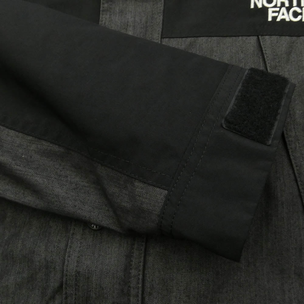 THE NORTH FACE ノースフェイス NP12032 Mountain Light Denim Jacket GORE-TEX INFINIUM マウンテンライト デニム ジャケット インディゴ染 M ブラック系 M【中古】
