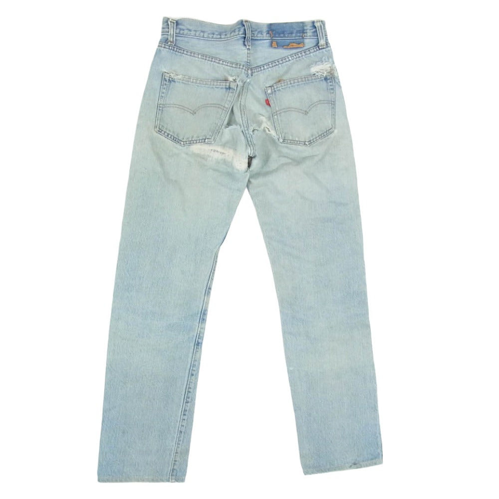 Levi's リーバイス 501 66後期 small e ボタン裏刻印6 デニム パンツ ジーンズ インディゴブルー系 サイズ表記無【中古】 Levi's リーバイス 501 66後期 small e ボタン裏刻印6 デニム パンツ