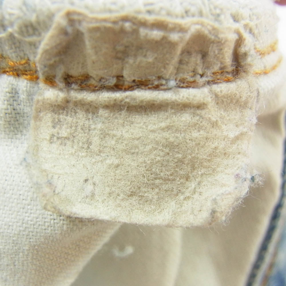 Levi's リーバイス 501 66後期 small e ボタン裏刻印6 デニム パンツ ジーンズ インディゴブルー系 サイズ表記無【中古】