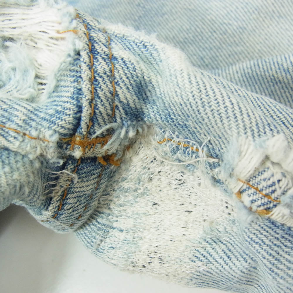 Levi's リーバイス 501 66後期 small e ボタン裏刻印6 デニム パンツ ジーンズ インディゴブルー系 サイズ表記無【中古】