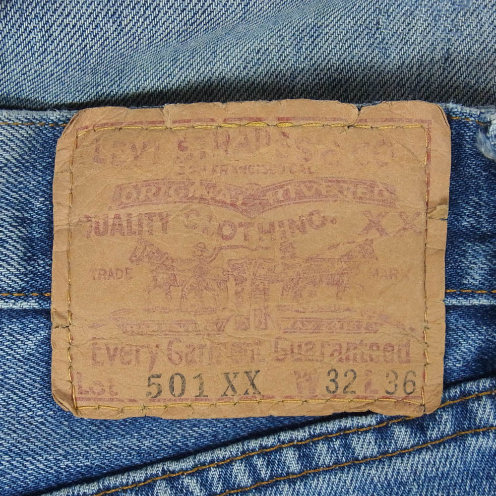 Levi's リーバイス 501-0003 USA製 98年 バレンシア工場 501XX 1955 MODEL デニム パンツ ジーンズ インディゴブルー系 32【中古】