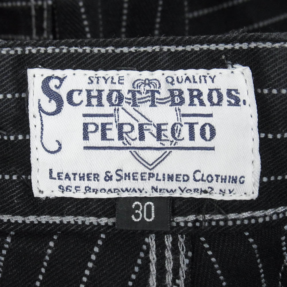 schott ショット 782-5911002 OLD HICKORY DENIM PANTS オールドヒッコリー デニムパンツ ブラック系 30【中古】