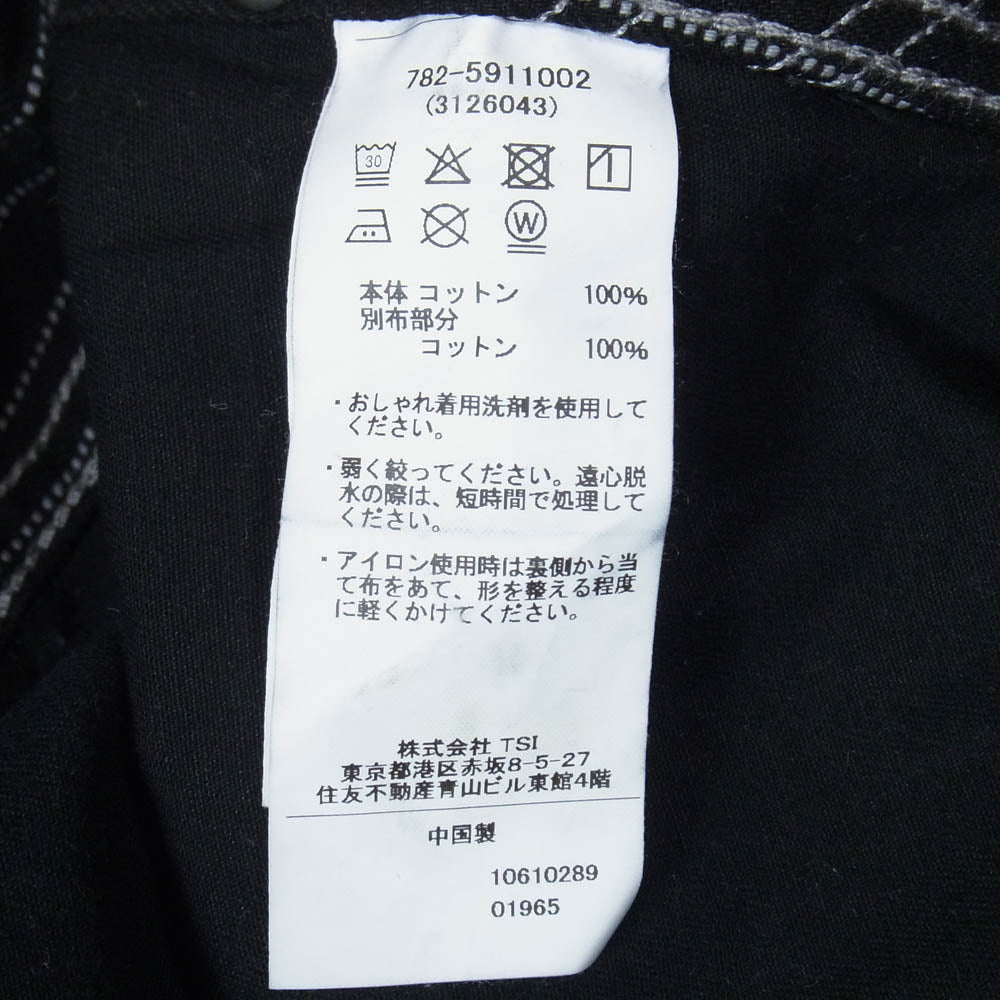 schott ショット 782-5911002 OLD HICKORY DENIM PANTS オールドヒッコリー デニムパンツ ブラック系 30【中古】