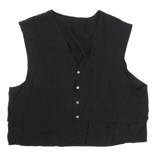 ウル 21FCU03 CUPRO VEST キュプラ インナー ベスト ブラック系 3【中古】