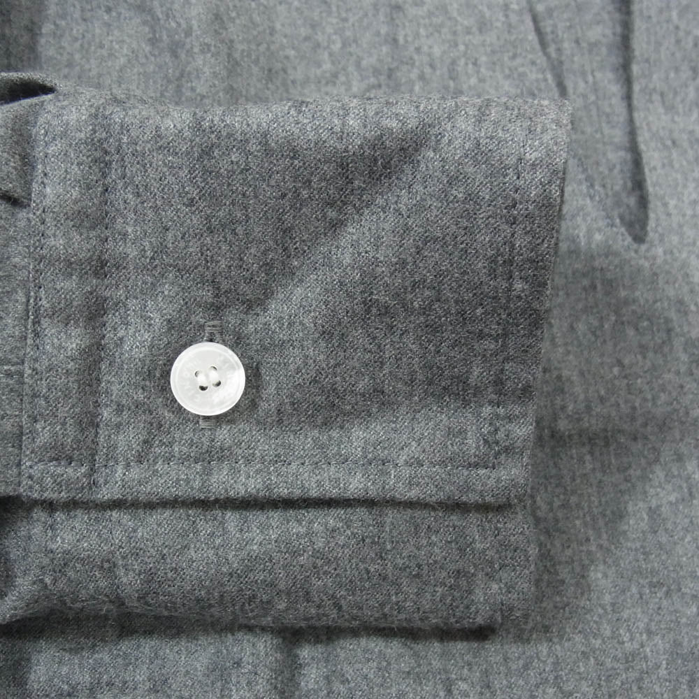 チノ 25WST302 高密度ツイルフランネル プルオーバーシャツ グレー系 46【中古】