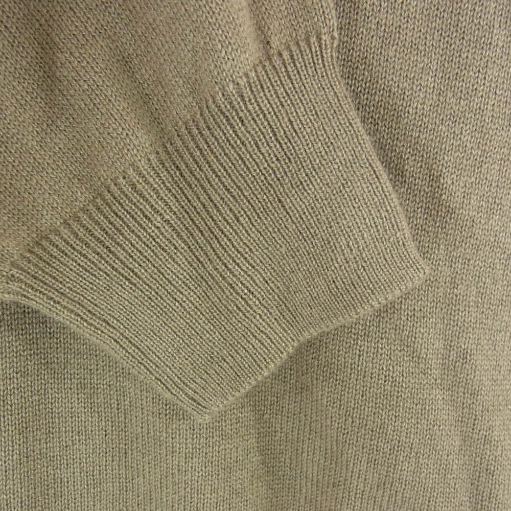 AURALEE オーラリー 26SS A26SP02SC SUPER FINE CASHMERE SILK KNIT SKIPPER POLO スーパーファイン カシミヤ シルク スキッパー ポロ ニット セーター ブラウン系 3【美品】【中古】