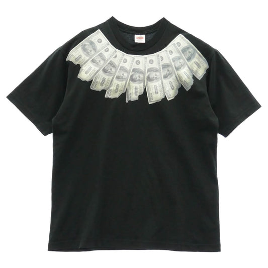 Supreme シュプリーム MARTIN MARGIELA マルタンマルジェラ 26SS MM6 Maison Margiela Money S/S Top メゾンマルジェラ マネー ショートスリーブトップ Tシャツ ブラック系 S【中古】