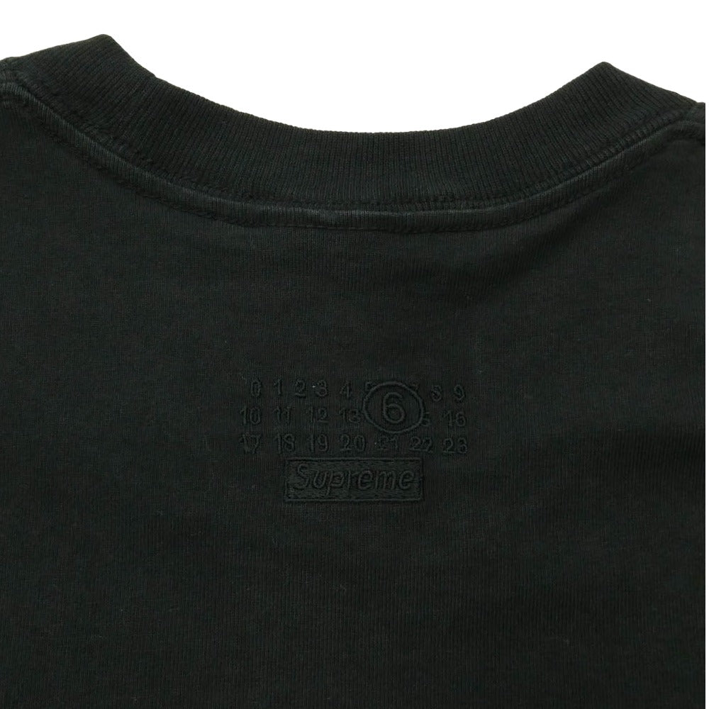 Supreme シュプリーム MARTIN MARGIELA マルタンマルジェラ 26SS MM6 Maison Margiela Money S/S Top メゾンマルジェラ マネー ショートスリーブトップ Tシャツ ブラック系 S【中古】