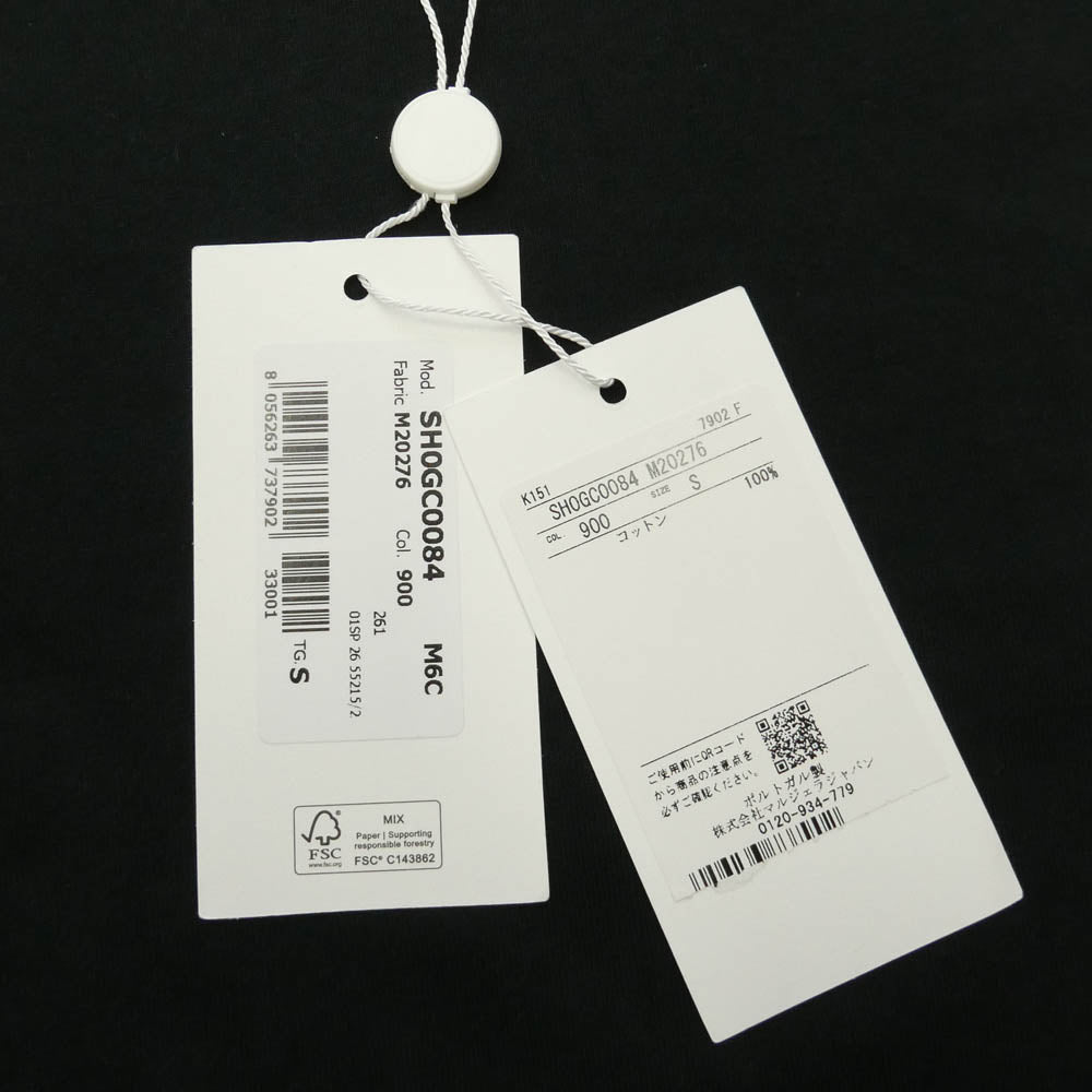 Supreme シュプリーム MARTIN MARGIELA マルタンマルジェラ 26SS MM6 Maison Margiela Money S/S Top メゾンマルジェラ マネー ショートスリーブトップ Tシャツ ブラック系 S【中古】