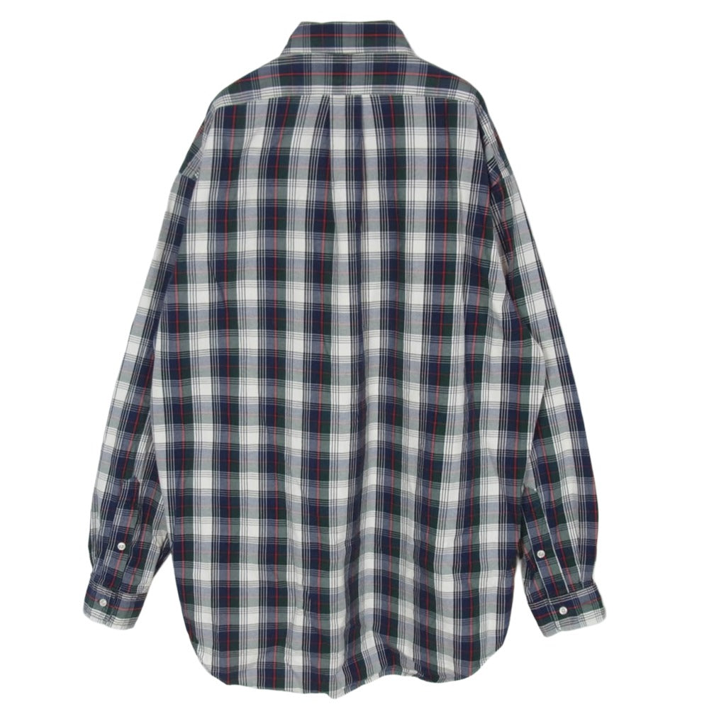 RALPH LAUREN ラルフローレン BLAIRE ブレアー チェック 長袖 シャツ グリーン系 M【中古】