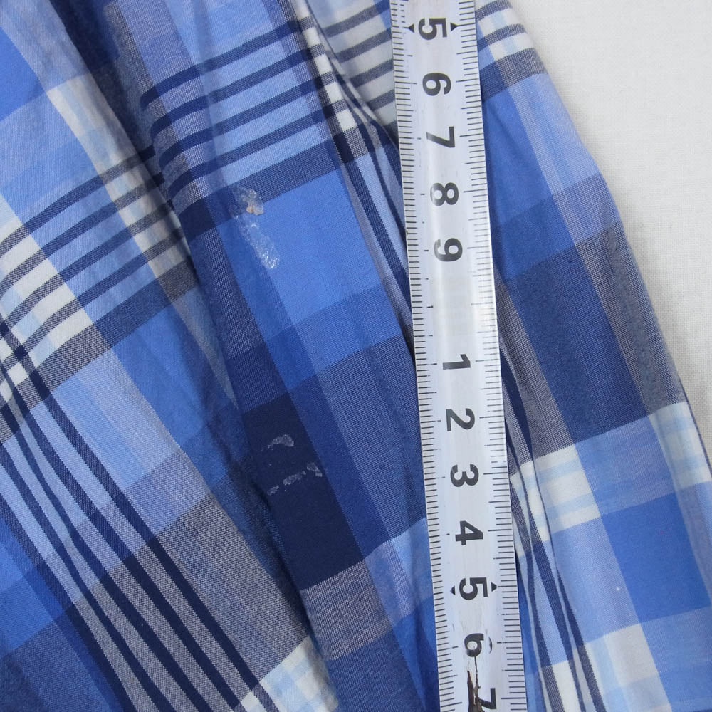 POLO RALPH LAUREN ポロ・ラルフローレン CLASSIC FIT クラシック フィット 長袖 チェック シャツ ブルー系 XXL【中古】