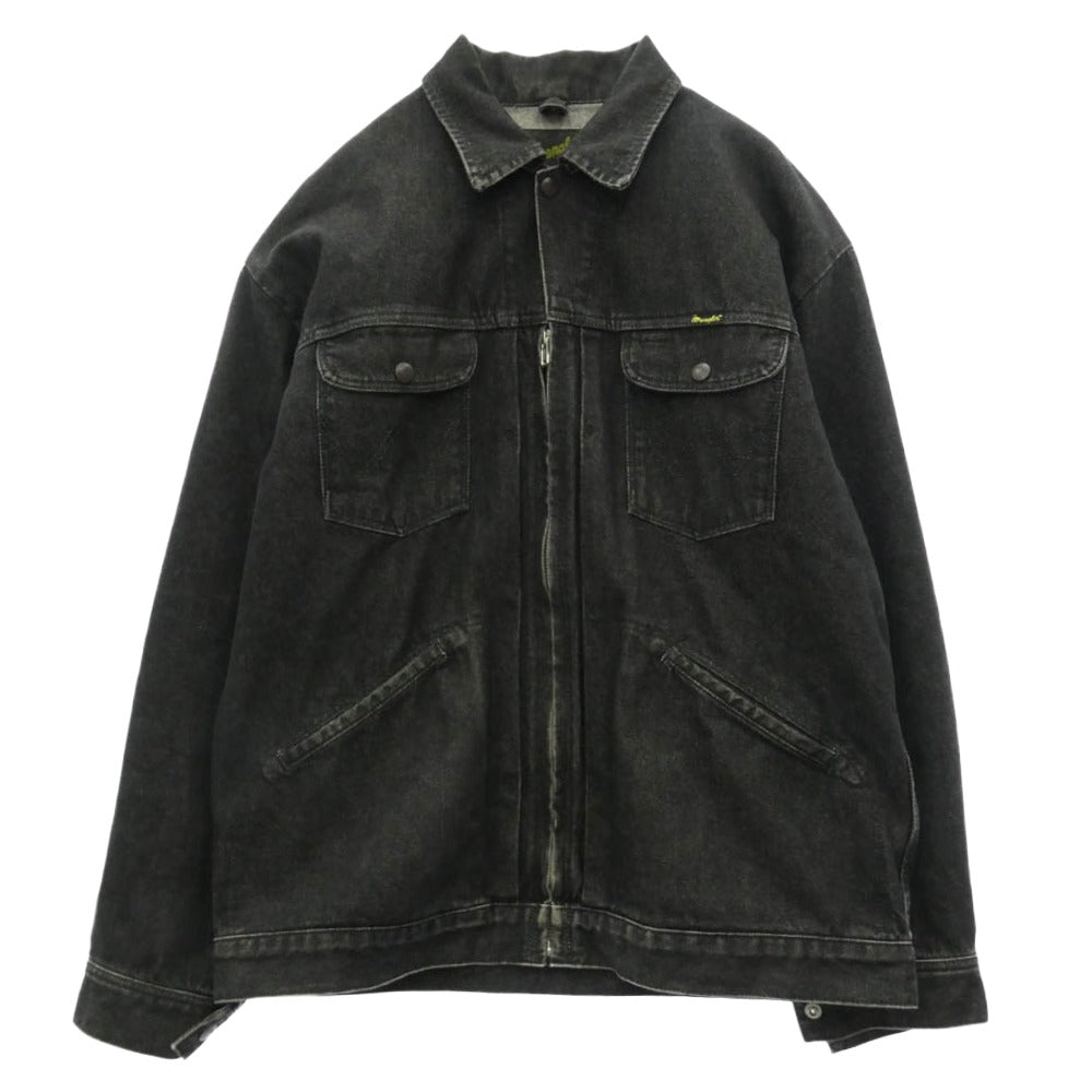 WACKO MARIA ワコマリア 21AW WS9260 ｘWrangler ラングラー TRUCKER JACKET トラッカー デニム ジャケット ブラック系 M【中古】
