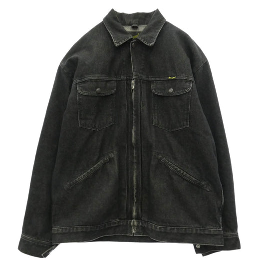 WACKO MARIA ワコマリア 21AW WS9260 ｘWrangler ラングラー TRUCKER JACKET トラッカー デニム ジャケット ブラック系 M【中古】