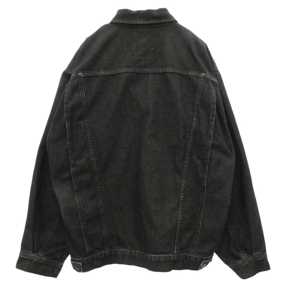 WACKO MARIA ワコマリア 21AW WS9260 ｘWrangler ラングラー TRUCKER JACKET トラッカー デニム ジャケット ブラック系 M【中古】