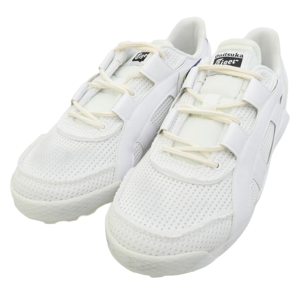 ONITSUKA TIGER オニツカタイガー 1183A792 BIG LOGO TRAINER ビッグ ロゴ トレーナー スニーカー ホワイト系 27cm【極上美品】【中古】