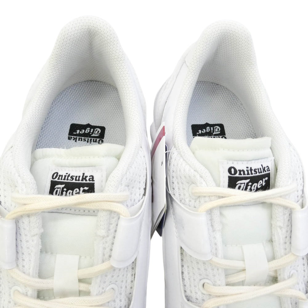 ONITSUKA TIGER オニツカタイガー 1183A792 BIG LOGO TRAINER ビッグ ロゴ トレーナー スニーカー ホワイト系 27cm【極上美品】【中古】