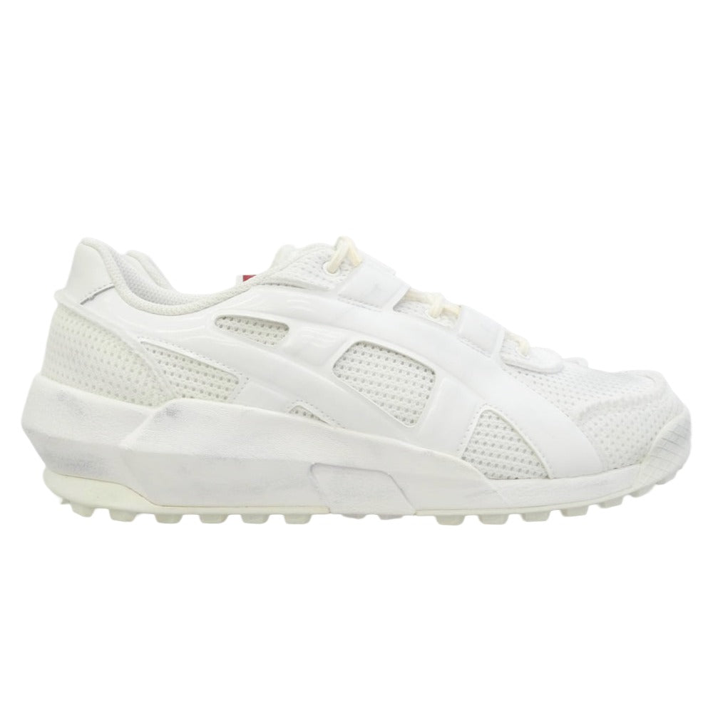 ONITSUKA TIGER オニツカタイガー 1183A792 BIG LOGO TRAINER ビッグ ロゴ トレーナー スニーカー ホワイト系 27cm【極上美品】【中古】