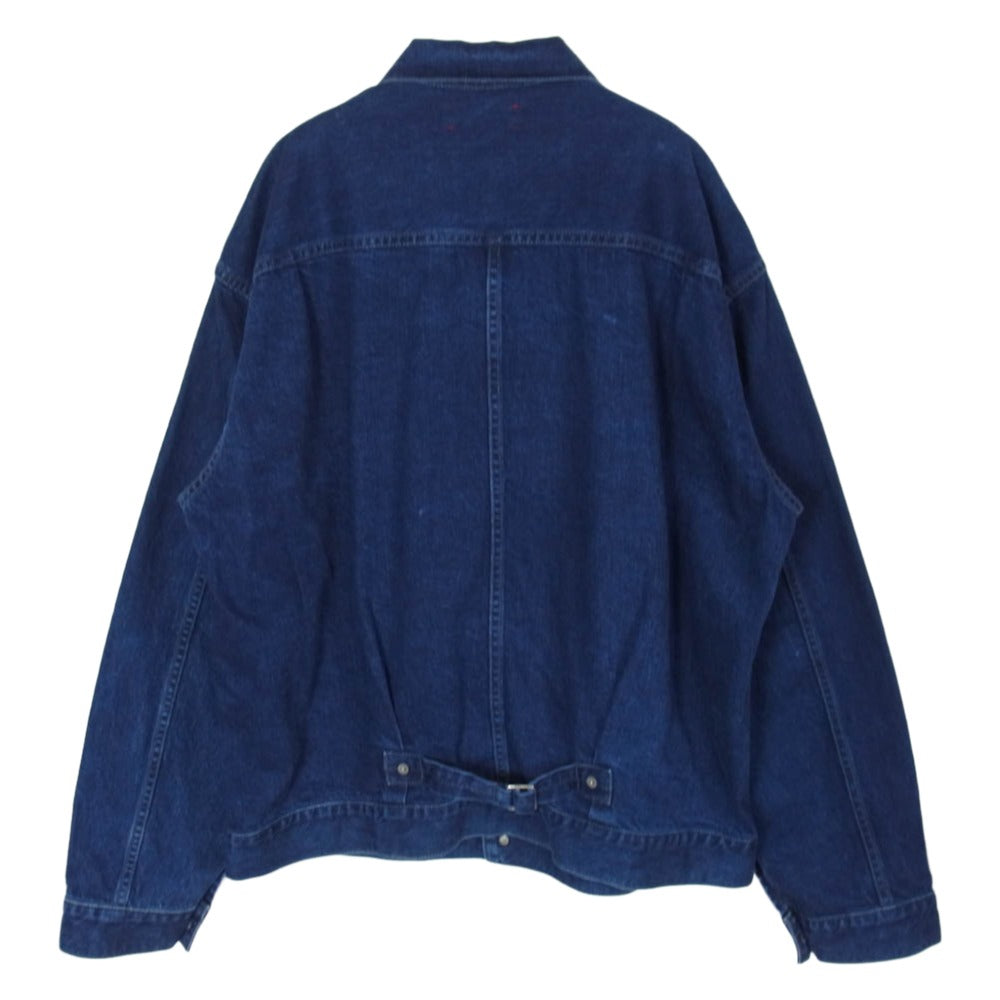 アンフィル WZSP-UM204 cotton denim jacket 1stタイプ コットン Gジャン デニム ジャケット インディゴブルー系 4【中古】