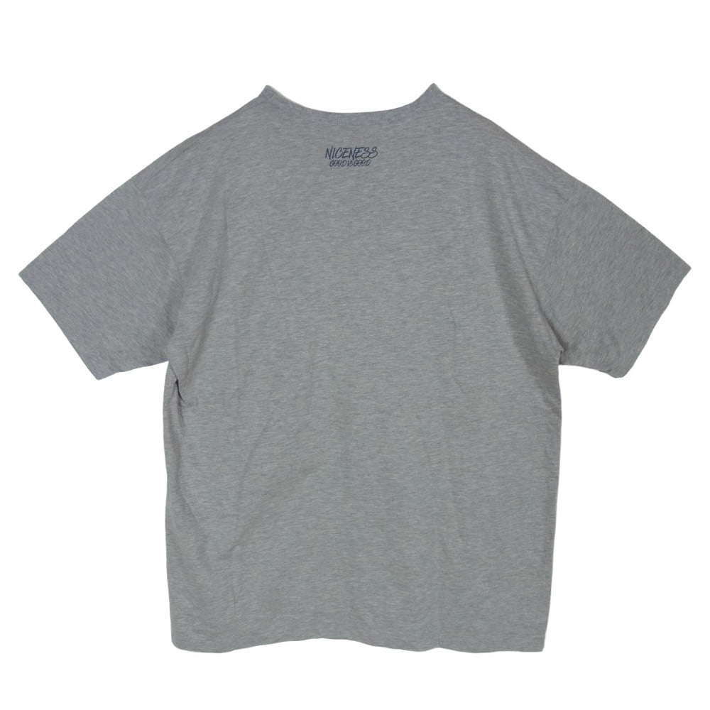 ナイスネス 25SS NN-3502J15 JOHNNY Crewneck T Shirt Short Sleeve Devil ジョニー クルーネック 半袖 Tシャツ デビル グレー系 M【中古】