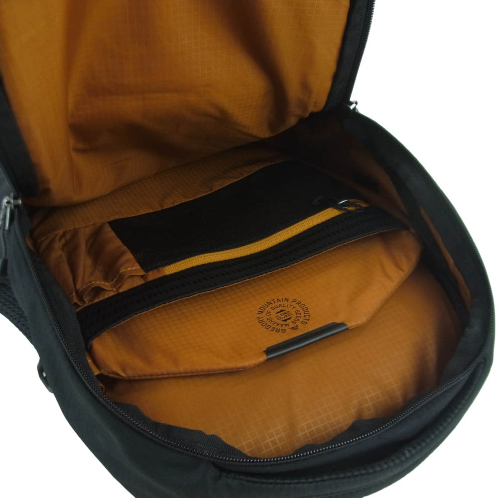 GREGORY グレゴリー RHUNE 20L ルーヌ デイパック バックパック リュック フィリピン製 ブラック系【中古】