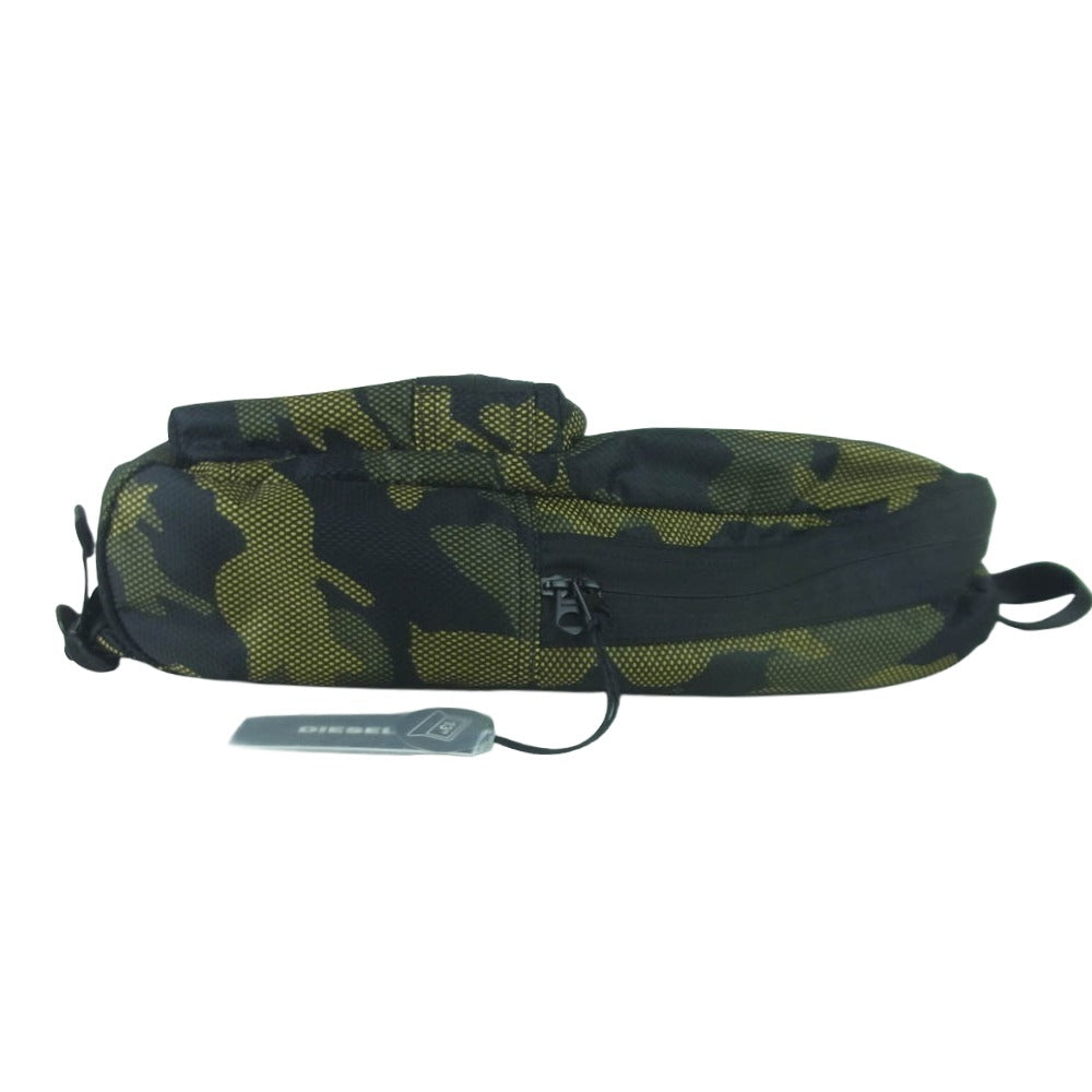 DIESEL ディーゼル X06264 MIRANO ミラノ バックパック リュックサック ブラック系 グリーン系【極上美品】【中古】