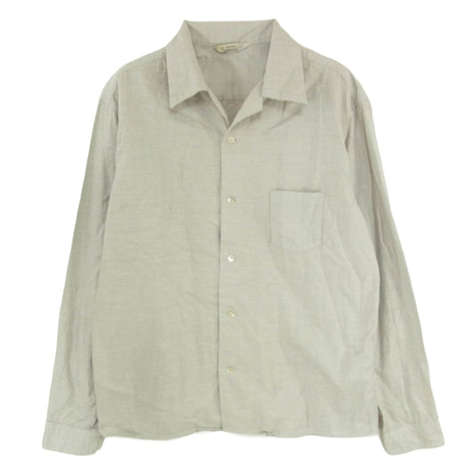 ORGUEIL オルゲイユ OR-5072A Long Sleeve Open Collar Shirt ロングスリーブ オープン カラー 長袖 シャツ グレー系 40【中古】