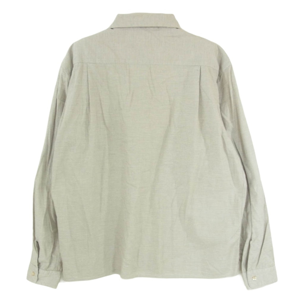 ORGUEIL オルゲイユ OR-5072A Long Sleeve Open Collar Shirt ロングスリーブ オープン カラー 長袖 シャツ グレー系 40【中古】