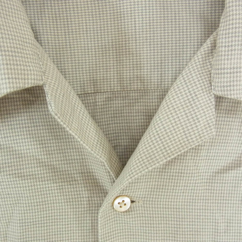 ORGUEIL オルゲイユ OR-5072A Long Sleeve Open Collar Shirt ロングスリーブ オープン カラー 長袖 シャツ グレー系 40【中古】