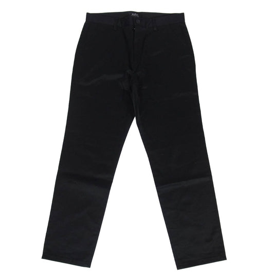 A.P.C. アーペーセー 25182-1-51601 コットン パンツ ボトムス ブラック系 30【中古】