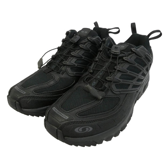 salomon サロモン 475994 ACS PRO GORE-TEX Quicklace エーシーエス プロ ゴアテックス クイックレース スニーカー ブラック系 25.5cm【中古】