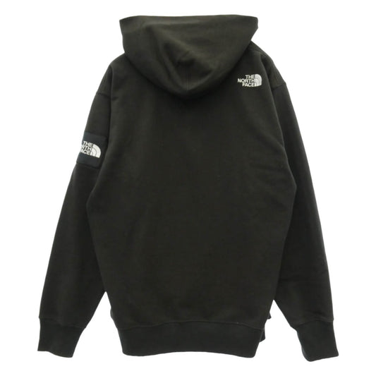 THE NORTH FACE ノースフェイス NT12335 スクエアロゴ フルジップ パーカー フーディー ブラック系 M【中古】