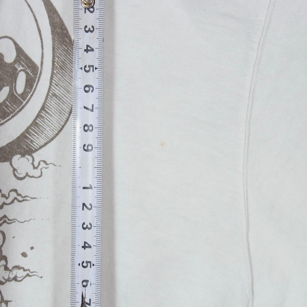 TOY'S McCOY トイズマッコイ MOTORCYCLE TEE JOHNSON MOTORS TEE クルーネック 半袖 Tシャツ ホワイト系 L【中古】
