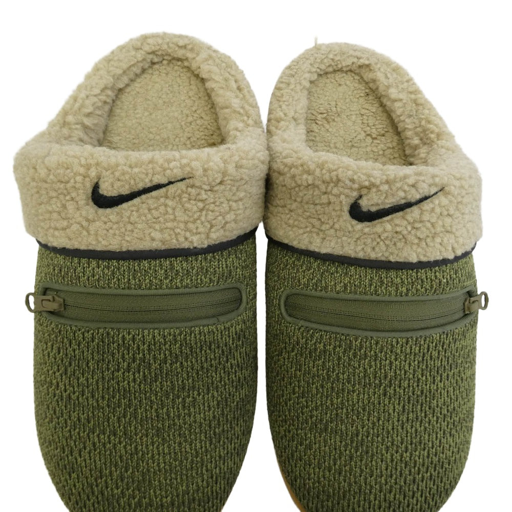 NIKE ナイキ DR8885-300 Burrow SE Pilgrim バロウ ボア サンダル スリッパ スリッポン ベージュ系 カーキ系 26cm【中古】
