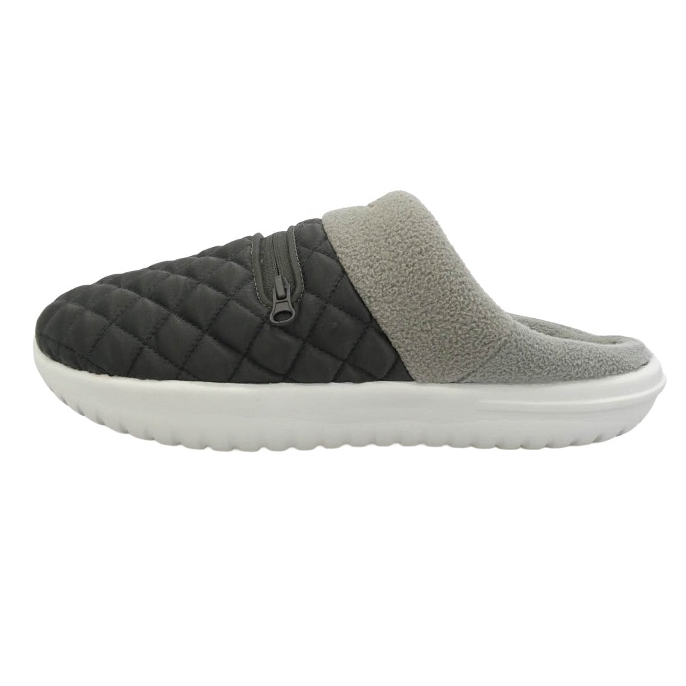NIKE ナイキ DQ0668-200 Burrow SE バロウ SE フリース切替 キルティング サンダル スリッパ スリッポン ブラック系 24cm【中古】
