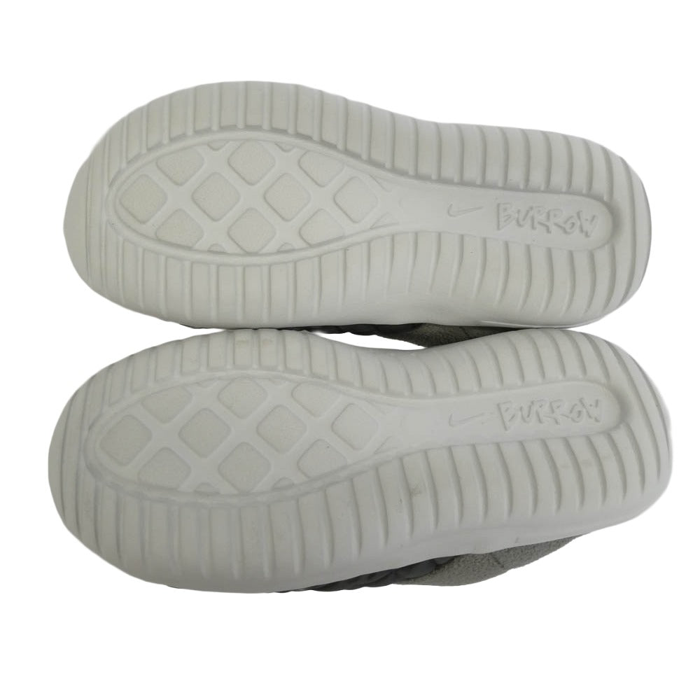 NIKE ナイキ DQ0668-200 Burrow SE バロウ SE フリース切替 キルティング サンダル スリッパ スリッポン ブラック系 24cm【中古】