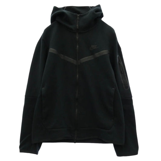 NIKE ナイキ CU4490-010 TECH FLEECE PARKA テックフリース フルジップ パーカー ブラック系 L【中古】