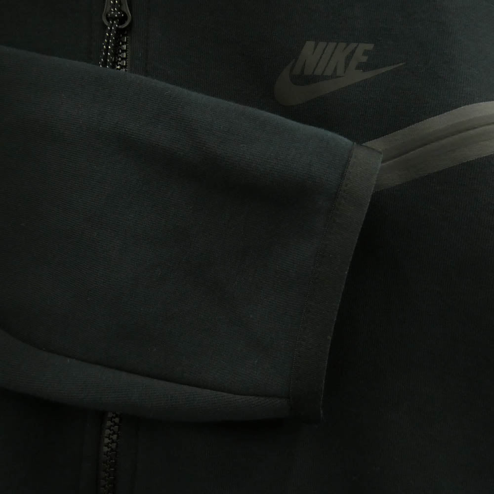 NIKE ナイキ CU4490-010 TECH FLEECE PARKA テックフリース フルジップ パーカー ブラック系 L【中古】