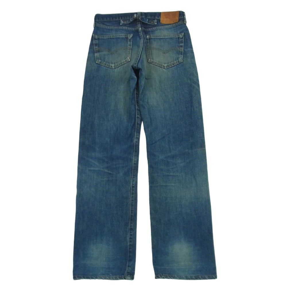 Levi's リーバイス 702 復刻 ボタン裏J22 シンチバック デニム パンツ ジーンズ 日本製 インディゴブルー系 W30 L31【中古】