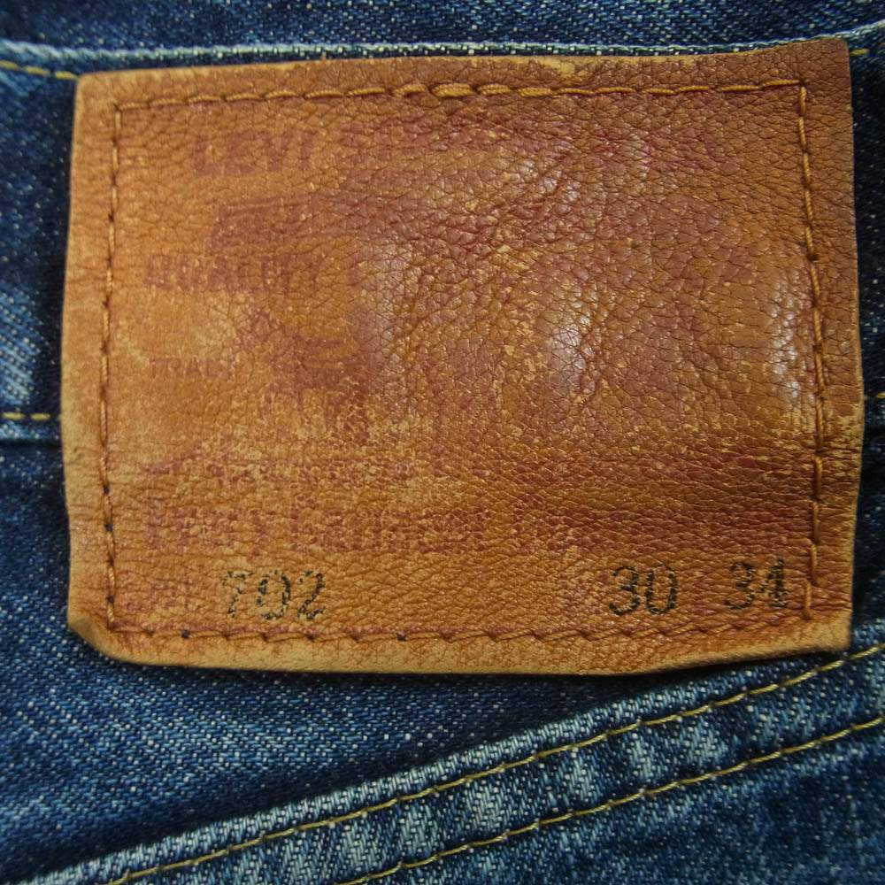 Levi's リーバイス 702 復刻 ボタン裏J22 シンチバック デニム パンツ ジーンズ 日本製 インディゴブルー系 W30 L31【中古】
