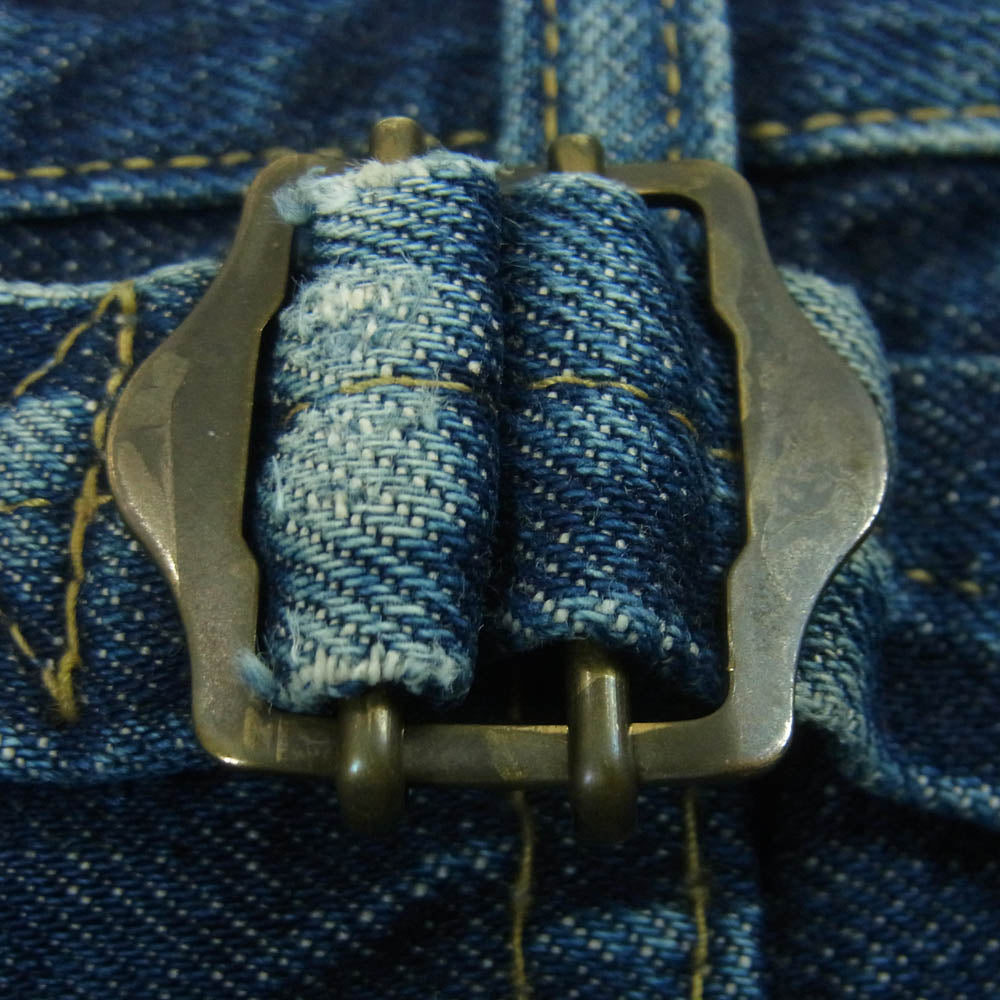 Levi's リーバイス 702 復刻 ボタン裏J22 シンチバック デニム パンツ ジーンズ 日本製 インディゴブルー系 W30 L31【中古】